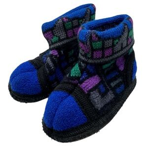 Wesenjak - Vintage - Made in Austria Boiled Wool Toddler Booties - Size 24/ US 8